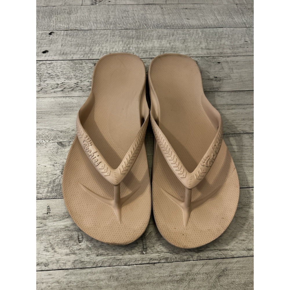 Archies‎ Arch Support Flip Flops Sandals Women's Size 12 Beige